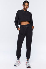 FOREVER21 Active Cropped Hoodie