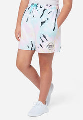 JUSTICE Graphic Mid-Length Jogger Shorts