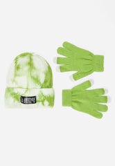 JUSTICE Tie-Dye Beanie Hat & Gloves