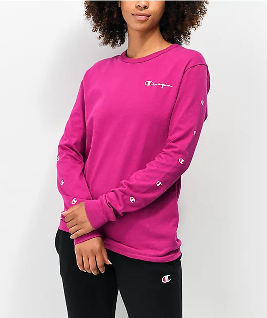 CHAMPION Boyfriend Fit Inari Long Sleeve T-Shirt