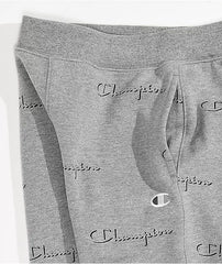 CHAMPION Kids Dropshadow Grey Jogger Sweatpants