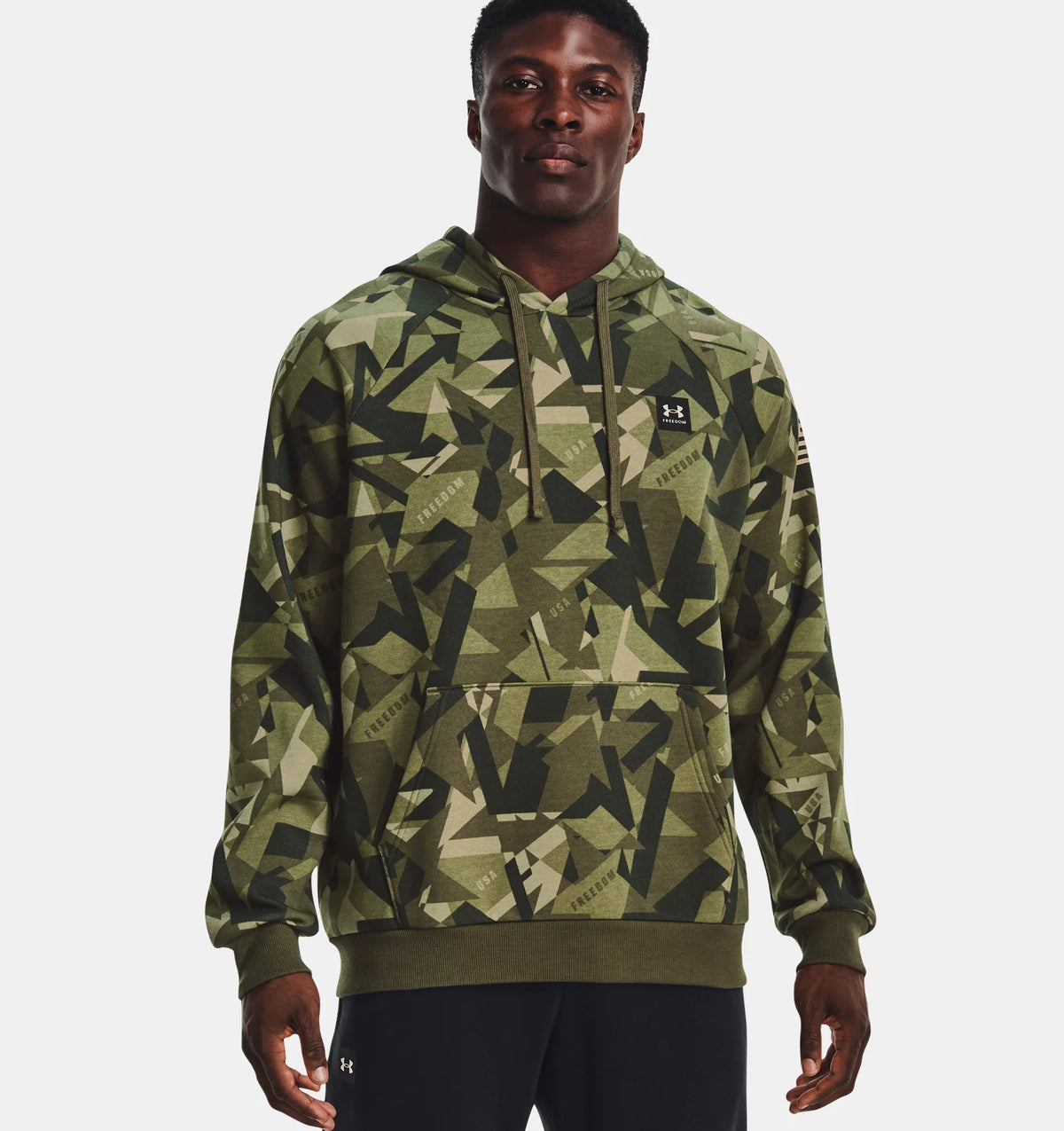 UNDERARMOUR Men's UA Freedom Rival Fleece Amp Hoodie