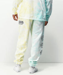 VANS Experience Blue & Yellow Tie Dye Sweatpants