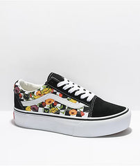 VANS KIDS FUN FLORAL OLD SKOOL V SHOE