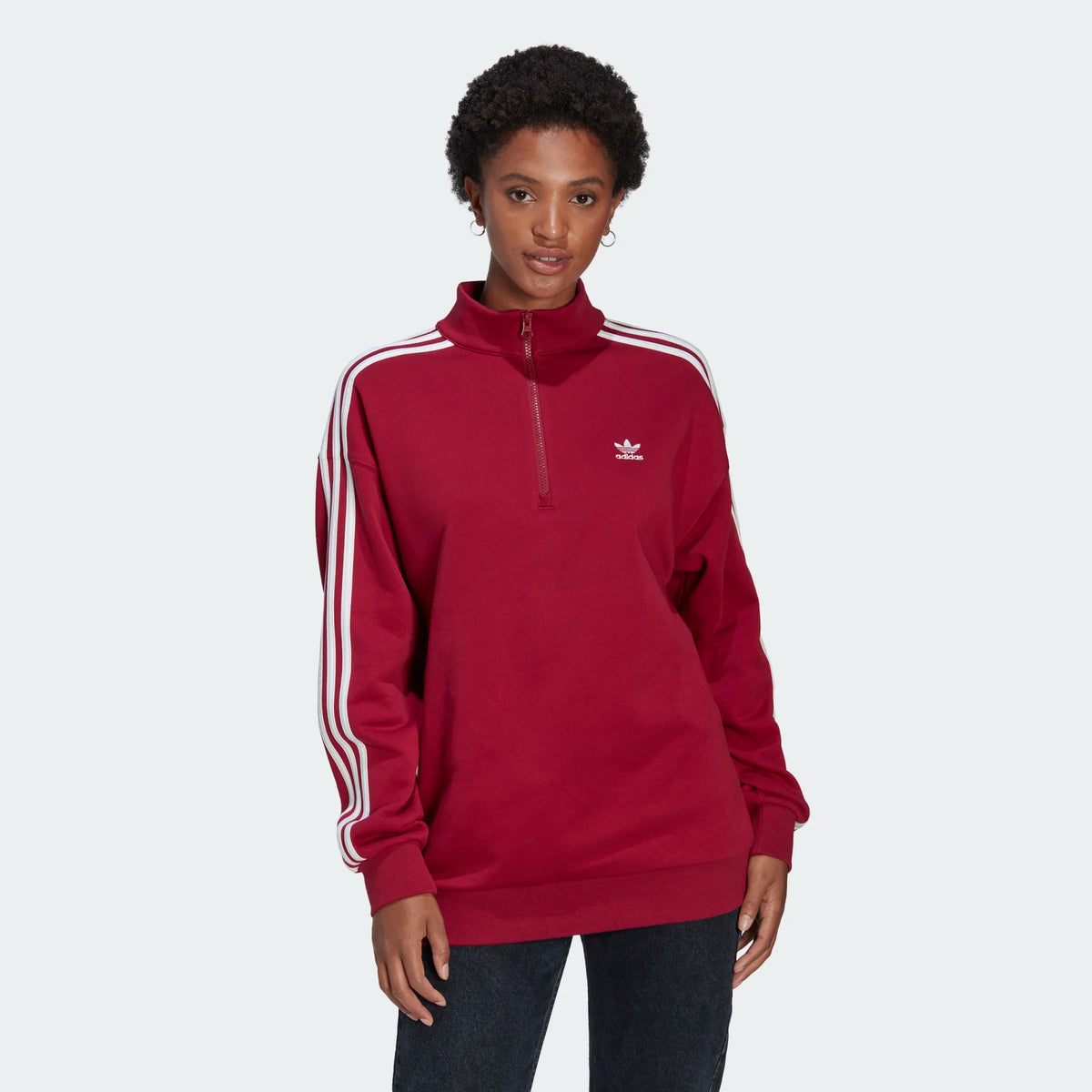 ADIDAS CENTRE STAGE QUARTER-ZIP SWEATSHIRT