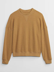 GAP Relaxed Waffle-Knit Crewneck T-Shirt