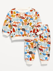 OLD NAVY Unisex Printed Sweatshirt and Sweatpants