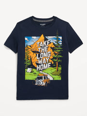 OLD NAVY Soft-Washed Graphic T-Shirt for Boys