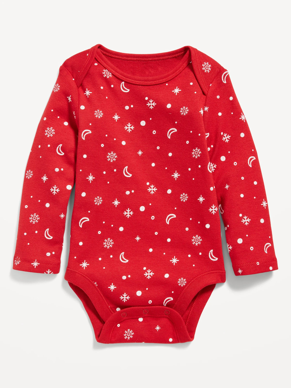 OLD NAVY Unisex Long-Sleeve Printed Bodysuit