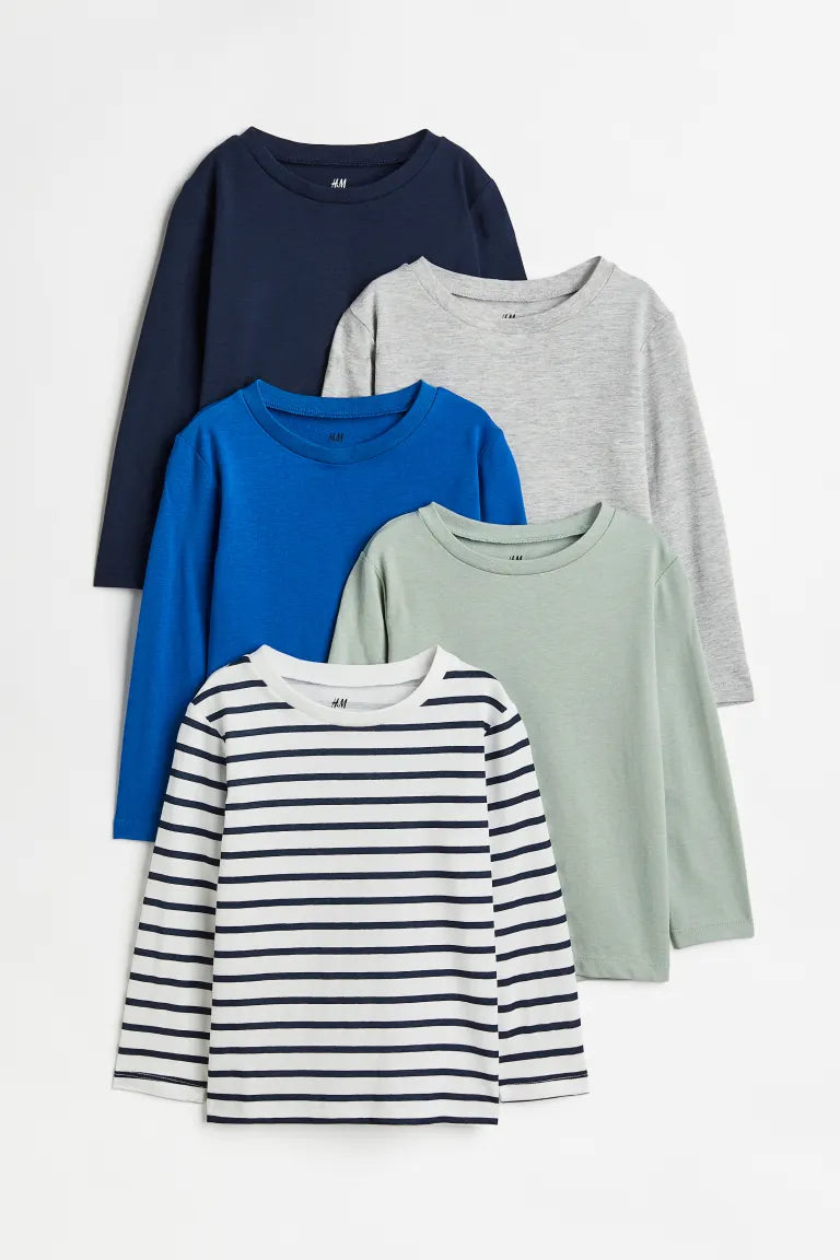 H&M 5-pack Jersey Shirts