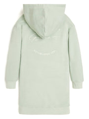 GUESS Embroidered Logo Hoodie Dress