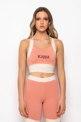 KAPPA CUT OUT PRINTED BAND SPORTS BRA