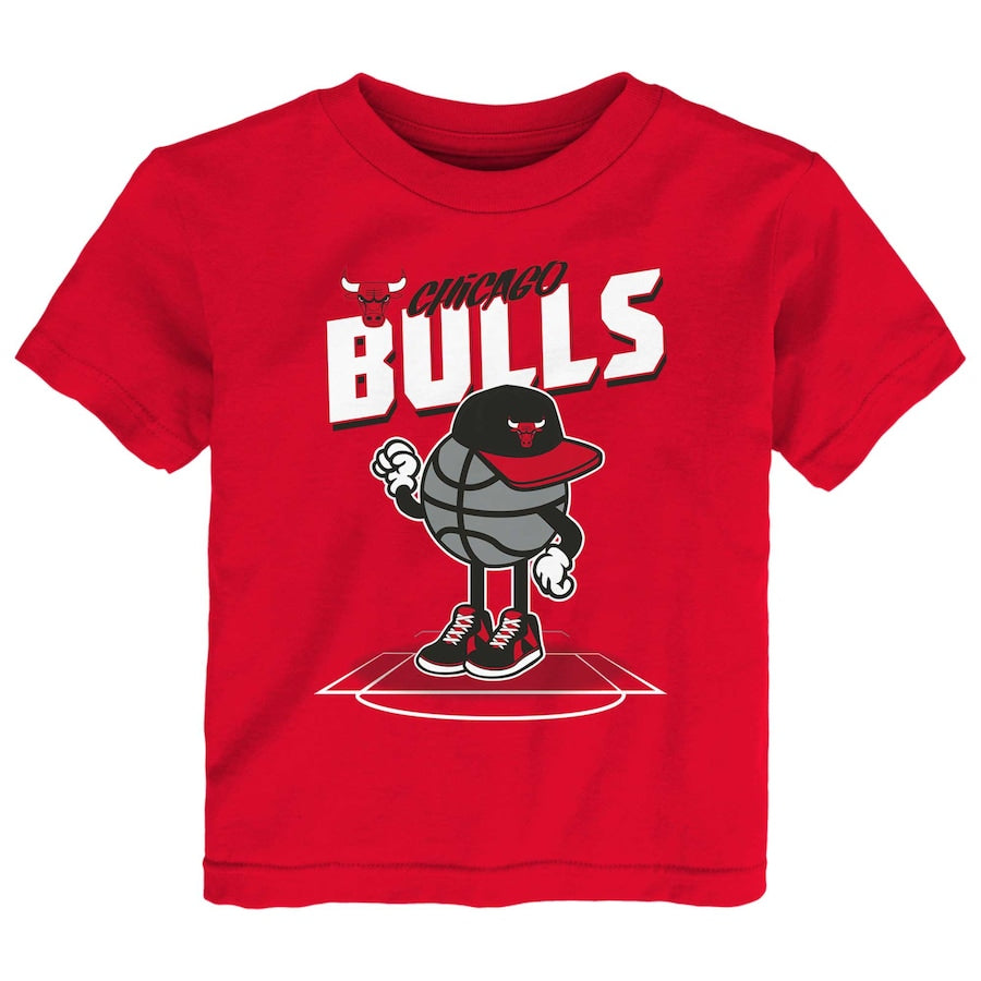 Red Chicago Bulls Mr. Dribble T-Shirt