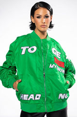 AKIRA TOGETHER VARSITY RACING BOMBER