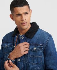 SUPERDRY Hacienda Sherpa Denim Jacket