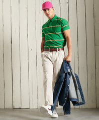 SUPERDRY Organic Cotton Academy Stripe Polo Shirt