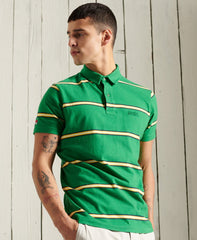 SUPERDRY Organic Cotton Academy Stripe Polo Shirt