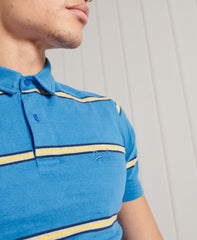 SUPERDRY Organic Cotton Academy Stripe Polo Shirt