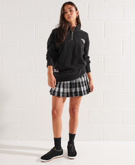 SUPERDRY City College Oversized Half Zip Track Top