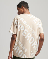 SUPERDRY Code Core Logo All Over Print T-shirt