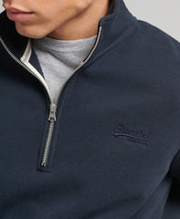 SUPERDRY Organic Cotton Essential Logo Half Zip Sweatshirt