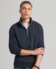 SUPERDRY Organic Cotton Essential Logo Half Zip Sweatshirt