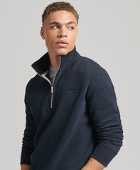 SUPERDRY Organic Cotton Essential Logo Half Zip Sweatshirt