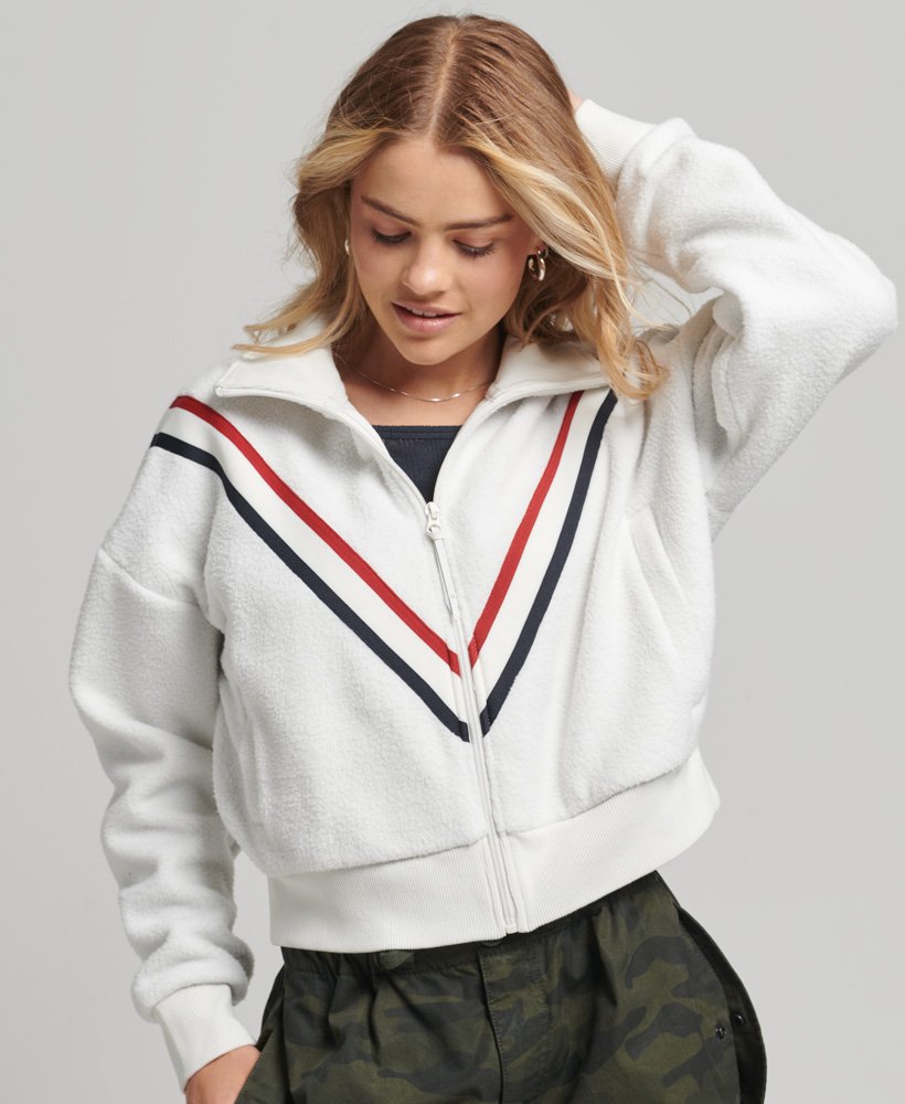 SUPERDRY Vintage Chevron Polar Fleece Top